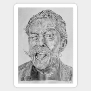 John Hurt Sticker